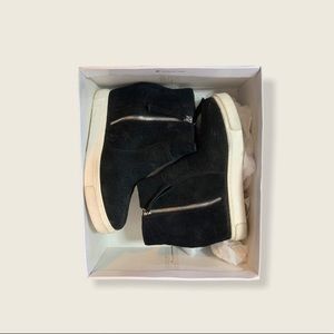 Black Steve Madden Heeled Sneakers